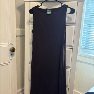 Vintage New York & Company Women's Brown Sleeveless Dress